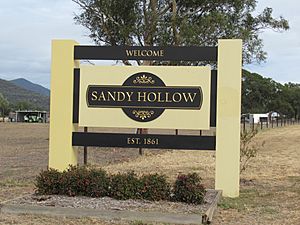 Sandy Hollow sign