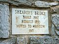 Shearer's Covered Bridge Plaque 2233px