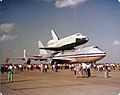 Shuttle Enterprise at Ellington Airfield 1978 4