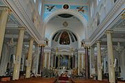 St Peter's Italian Church, interior view