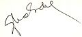 Sylvia Sidney signature
