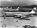 Three Pan Am Boeing 707 awaiting delivery