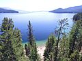 View from Reeder Bay Campground at Priest Lake, Idaho