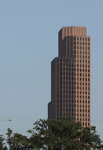 Wedge International Tower from Sabine Park.jpg