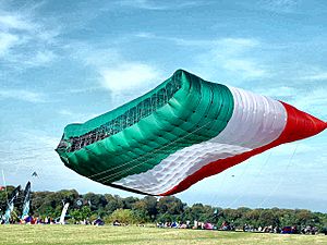 Worlds Largest Kite - Aloft - Taken in 2004