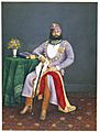 16 Attributed to Narsingh. Maharaja Jaswant Singh II of Marwar, ca. 1880, watercolor, 39.4 x 29.5 cm, The Brooklyn Museum.