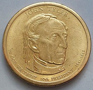 1 dollar John Tyler
