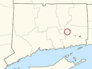 9100R Golden Hill Paugussett (state) Reservation Locator Map