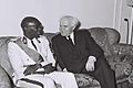 A meeting David Ben-Gurion and king Mwambutsa of Burundi. D796-026