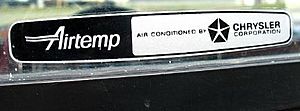 Airtemp vehicle AC