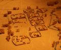 Allemanic village at Ellwangen, model (c. 7th century AD)
