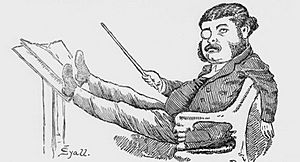 Arthur Sullivan, conductor, by Lyall