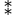 1 asterisk