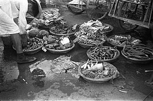 At a Fruit and Vegetable Market in Taihoku 1938-1942