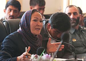 Azra Jafari of Afghanistan in 2012