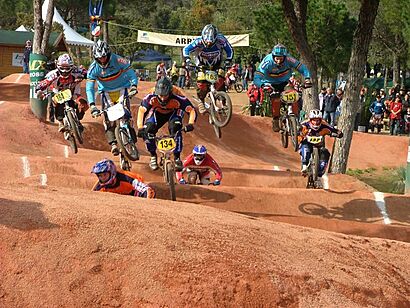 BMX racing action photo