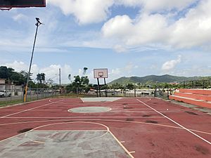 Basketball court in Urb. Los Rosales, Mabú barrio, Humacao, Puerto Rico