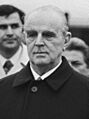 Bezoek premier Karamanlis van Griekenland Van Agt in gesprek met Karamanlis, Bestanddeelnr 929-6548 (cropped)
