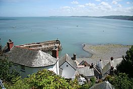 A picture of Bideford Bay from Clovelly