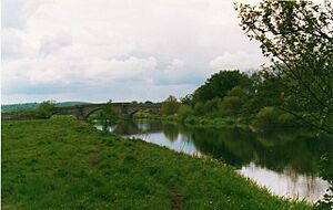 Bridge of Dun from the riverbank - geograph.org.uk - 959361