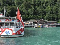 Brienz - Bahnhof - BLS 'Jungfrau' - Schifflände 2016-08-11 17-28-21