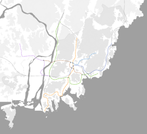 Busan Metro Map Geographical