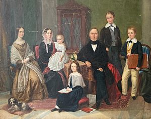 Charles Bowman and Family Painting