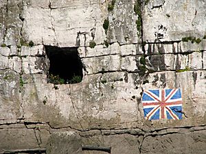 Chepstow - Gloucester Hole and Union Jack - geograph.org.uk - 204962
