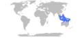 Chironex fleckeri Range Map