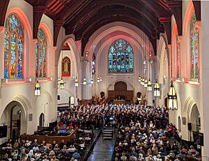 Choral concert at St. Andrews-Wesley Church, Vancouver