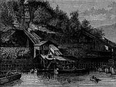 Chutes Loading the Canal Boats on the Lehigh Canal