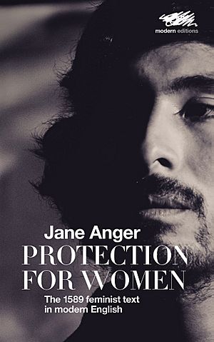 Cover of 'Protection for Women' by Jane Anger in a modern English translation