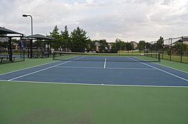Crawford Farms Tennis Court