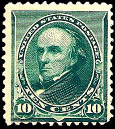 Daniel Webster 1890 Issue-10c