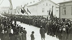 Demonstration in Turku 1917