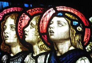 Detail from Gerald Valerian memorial window