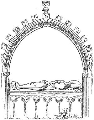 Effigy of Sir Kenneth Mackenzie of Kintail, at Beauly Priory