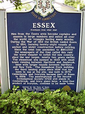 Essex CT town historical sign2