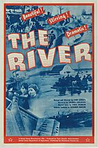 Film poster for the documentary film entitled The River from the year 1938