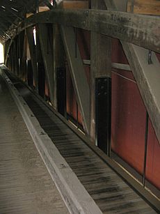 Forksville Covered Bridge Interior Detail