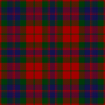 Fraser Fencibles tartan, centred, zoomed out