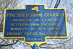 Freehold Presbyterian Church marker.jpg
