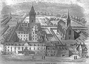 Glasgow University in 1650