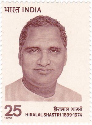 Hiralal Shastri 1976 stamp of India