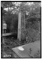 Historic American Buildings Survey W. N. Manning, Photographer, July 18, 1935 TOMB MONUMENT OF COL. JOHN CROWELL, SR. AT FORT MITCHELL, ALABAMA - Crowell-Cantey-Alexander House, HABS ALA,57-FOMI,1-15