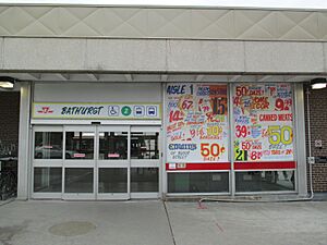 Honest Ed's tribute at Bathurst Station