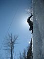 Ice Climbing at Plattsburg, New York