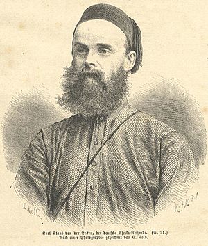 Karl Klaus von der Decken (1833-1865) German explorer