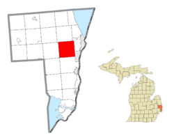 Location within St. Clair County