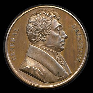 Lafayette Medal (Bronze, 58 mm) (obv)